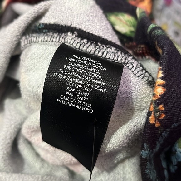 Alice and Olivia Cropped Floral Hoodie - Picture 8 of 9